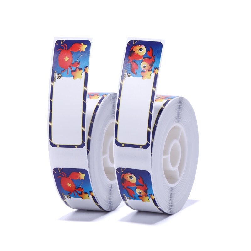 NIIMBOT D11 Thermal Label Paper 12 Constellation Name Sticker Waterproof Classified Storage Color Sticker Cosmetics Labels