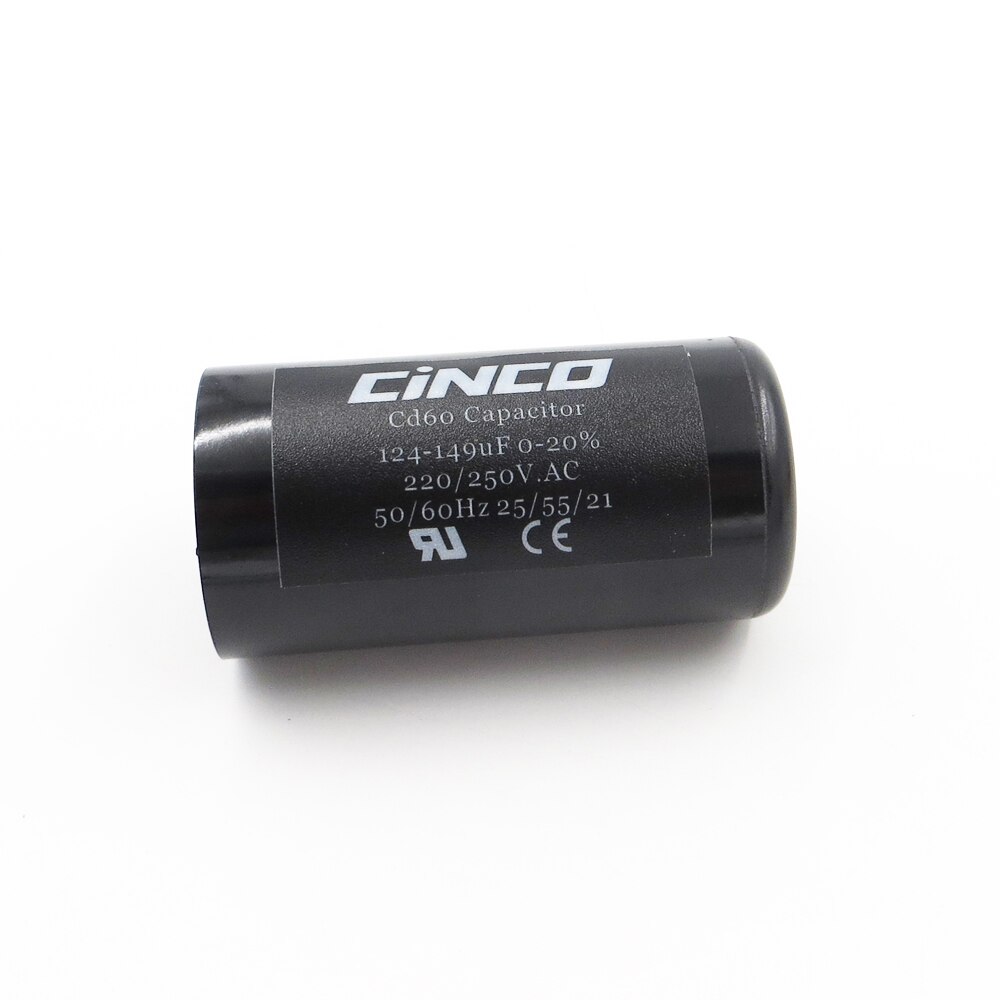 124-149MFD 220V 250V 275V CD60 Air Compressor Washing Machine Start Capacitor 124-149 mf uf Compressor 220VAC 250VAC