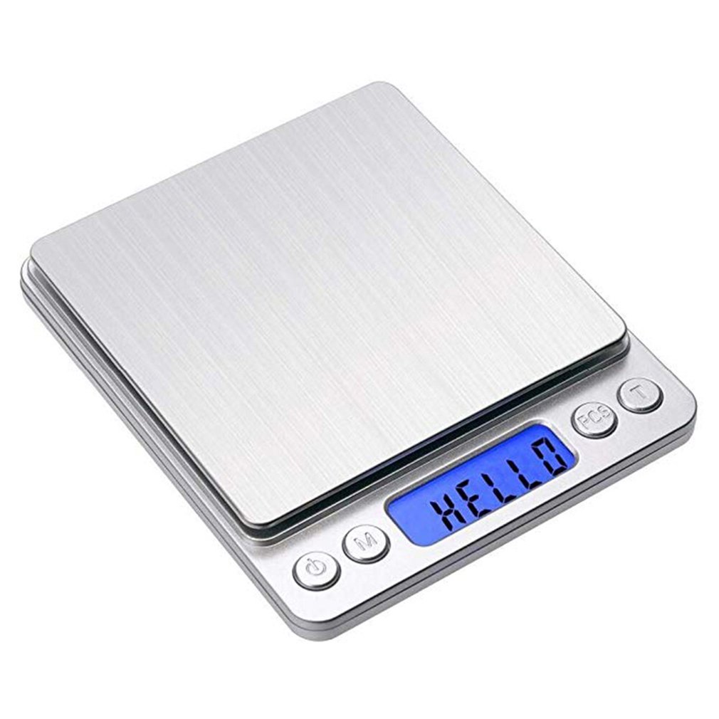Gram Scale Digital Kitchen Scale Mini Food Scale High Precision Lcd Display Jewelry Weight Scale With Platform: Default Title