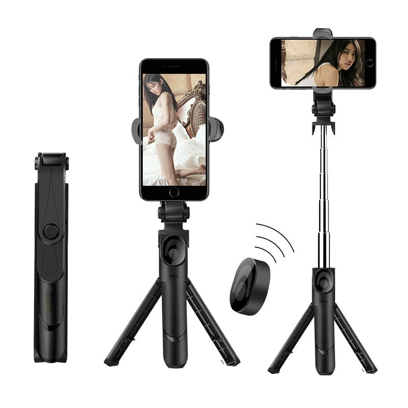 3 In 1 Selfie Stok Telefoon Statief Uitschuifbare Monopod Met Bluetooth Afstandsbediening Voor Smartphone Selfie Stick Voor Iphone Huawei Samsung