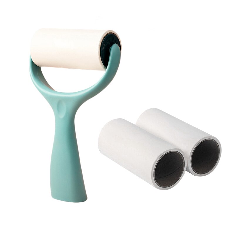 2Pc Huishouden Roller Kleven Apparaat Tearable Roller Haar Kleven Apparaat Ontharing Roller Borstel Voor Kleding Huisdier Ontharing: 1pc blue 3 rolls