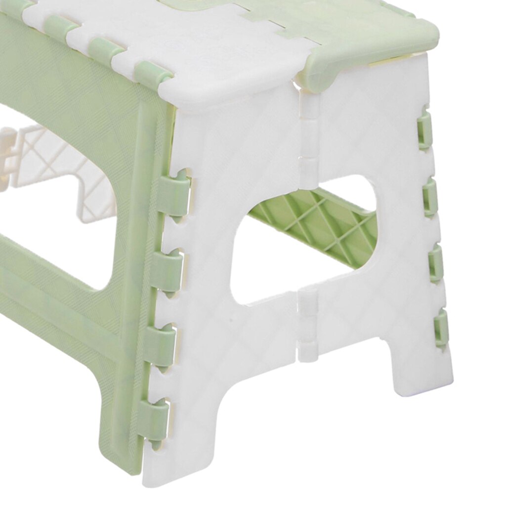 Plastic Folding Step Stool with Handle Portable Collapsible Small Foot Stool for Kids and Adults