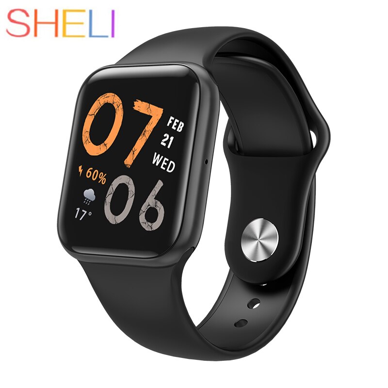 Smartwatch SHELI P80pro - Monitor Tętna i Ciśnienia Krwi - Tracker Fitness - Kolorowy Ekran LCD - Kompatybilny z iOS/Android