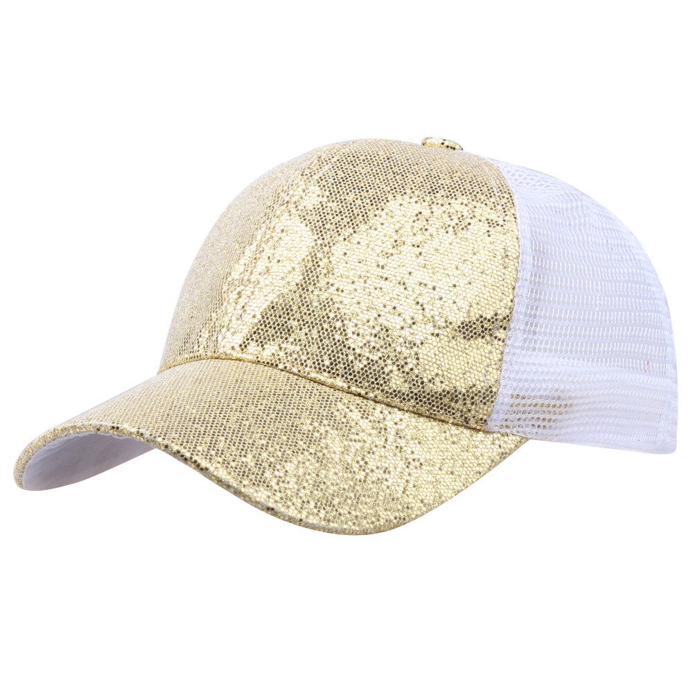 Trend Mannen Vrouwen Katoen 5 Panel Baseball Caps met Dubbele Mes Printing Pet Chapeau Trucker Hoed outdoor zonnehoed tropenhelm: Gold / S