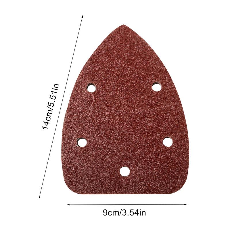 Schleifpapier 20x hoch körniges Schleifpapier Dreiecks schleifer Schleifpapier Detail Schleifpapier 5,51 Zoll Schleifpapier Sortiment mit 5
