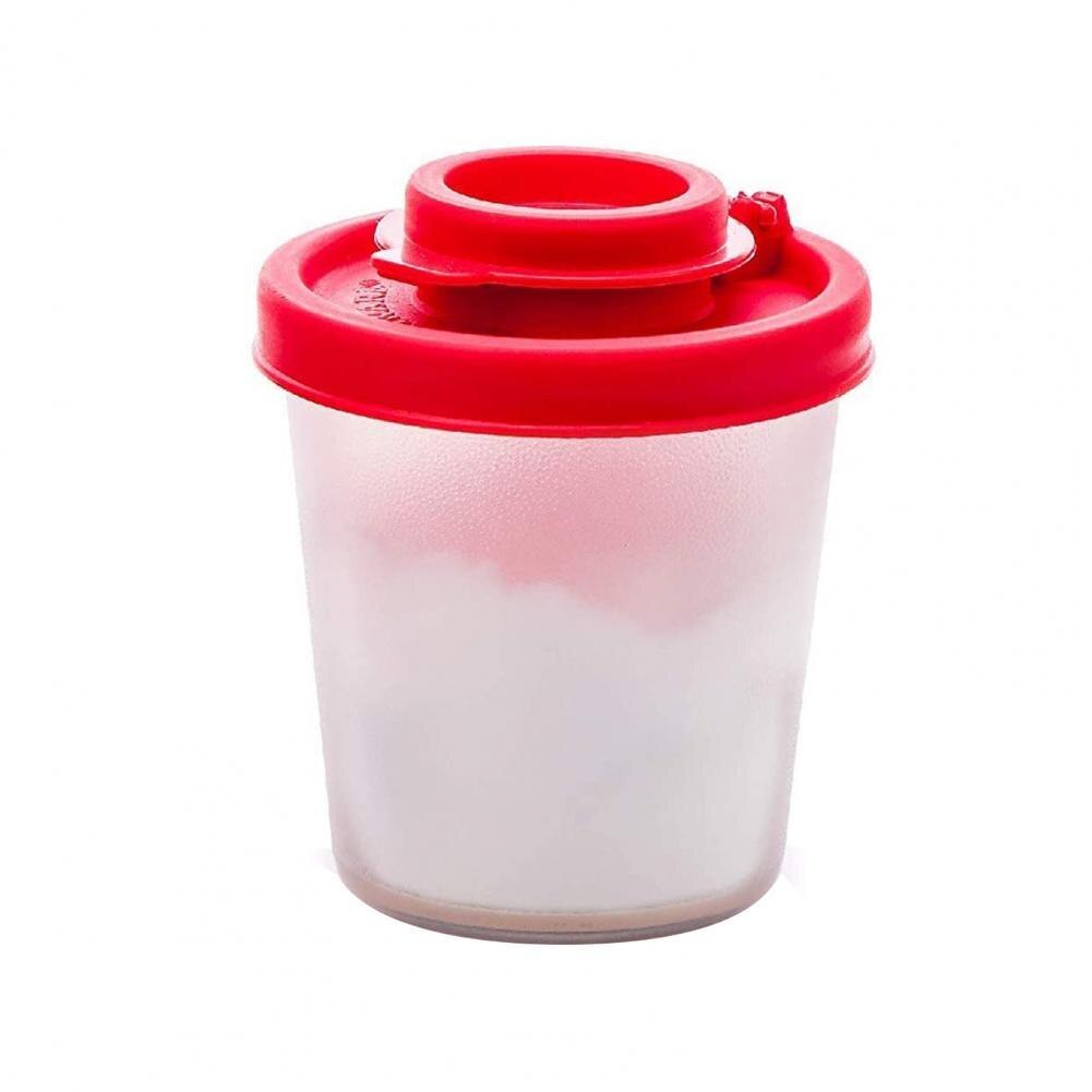 Kitchen Transparent Seasoning Jar Kitchen Spice Rack Condiment Bottle Double Lid Seasoning Box Whole Grain Storage Box
