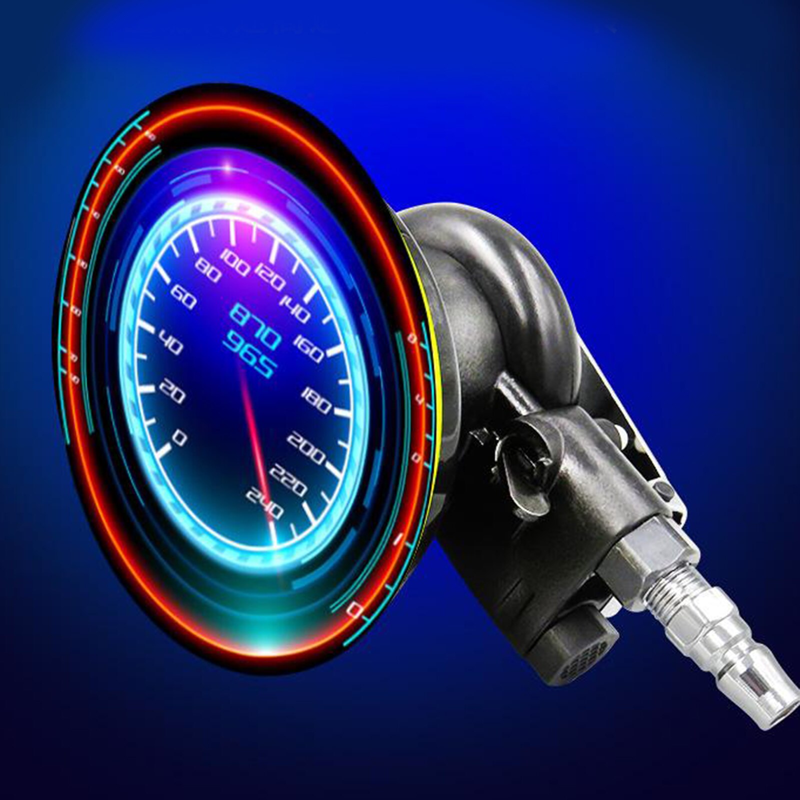 5" Air Palm Sander Al Pneumatic Sanding Disc Sander Automotive Body