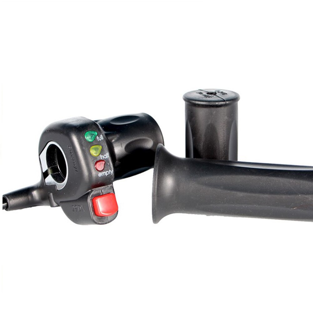 Poignée D'accélérateur 60V Pour Scooter électrique - Avec Indicateur Batterie Et Interrupteur - Câble 1,8 M - Diamètre 22,5 Mm