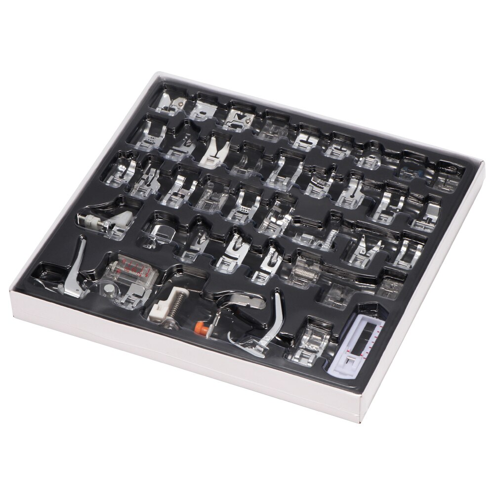 42 Pcs Home Domestic Sewing Machine Feet Presser Sewing Machine Foot Sewing Accessories Prop Kits