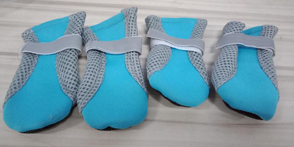 Anti-slip Pet Honden Winter Schoenen Regen Sneeuw Waterdichte Booties Sokken Huisdier Laarzen Poot Protector Anti Skid Schoenen voor honden Chihuahua: blue / XL