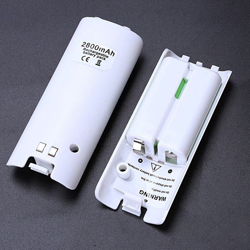 2 Poort + 2 Batterij 2800 Mah Station Van Oplader Plastic Laadstation Voor Nintendo Wii Wiimote Handvat