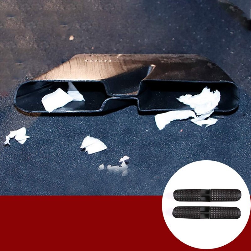 Embellecedor de cubierta de polvo para salida de aire de BMW, cubierta negra para debajo del asiento, X5, G05, ,