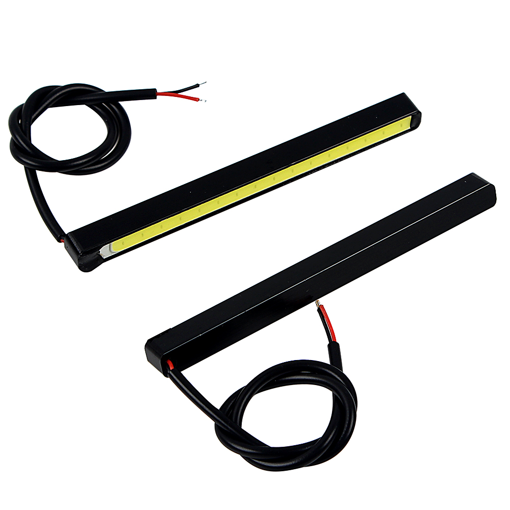 2 stuks  dc 12v cob 10.5cm auto drl led dagrijverlichting mistlampen