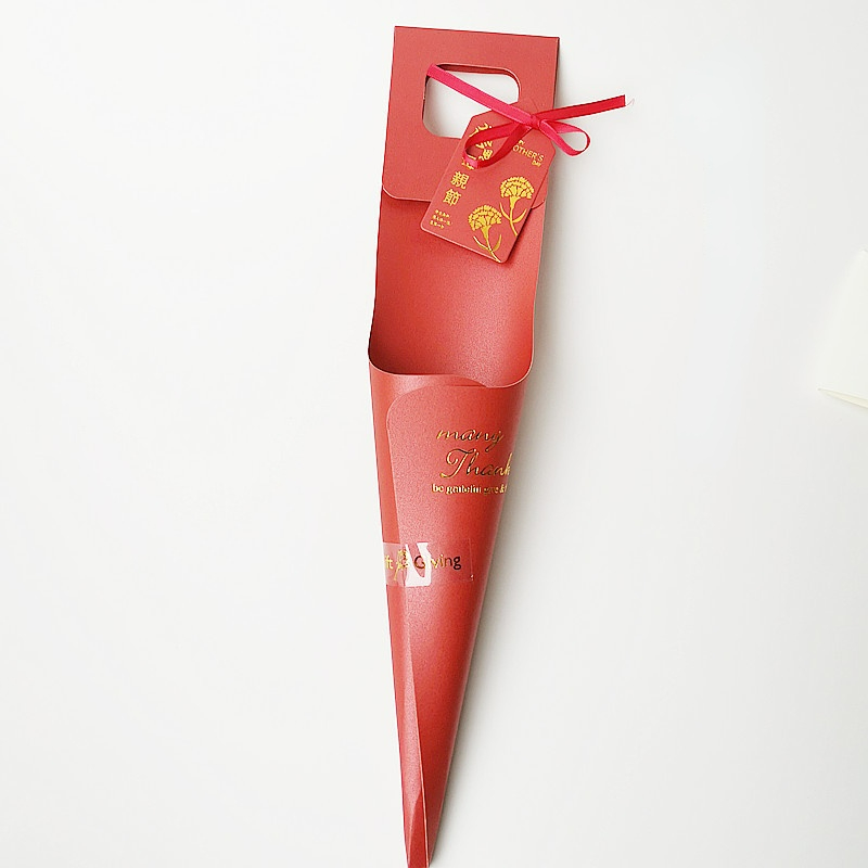 5/10/20Stck Hand-gehalten Einzelne Rose Nelke Blume Strauß Verpackung Kasten Taschen Hochzeit Dekoration blume Verpackung murmeln Schild: Minze Grün / 13x8x15 cm