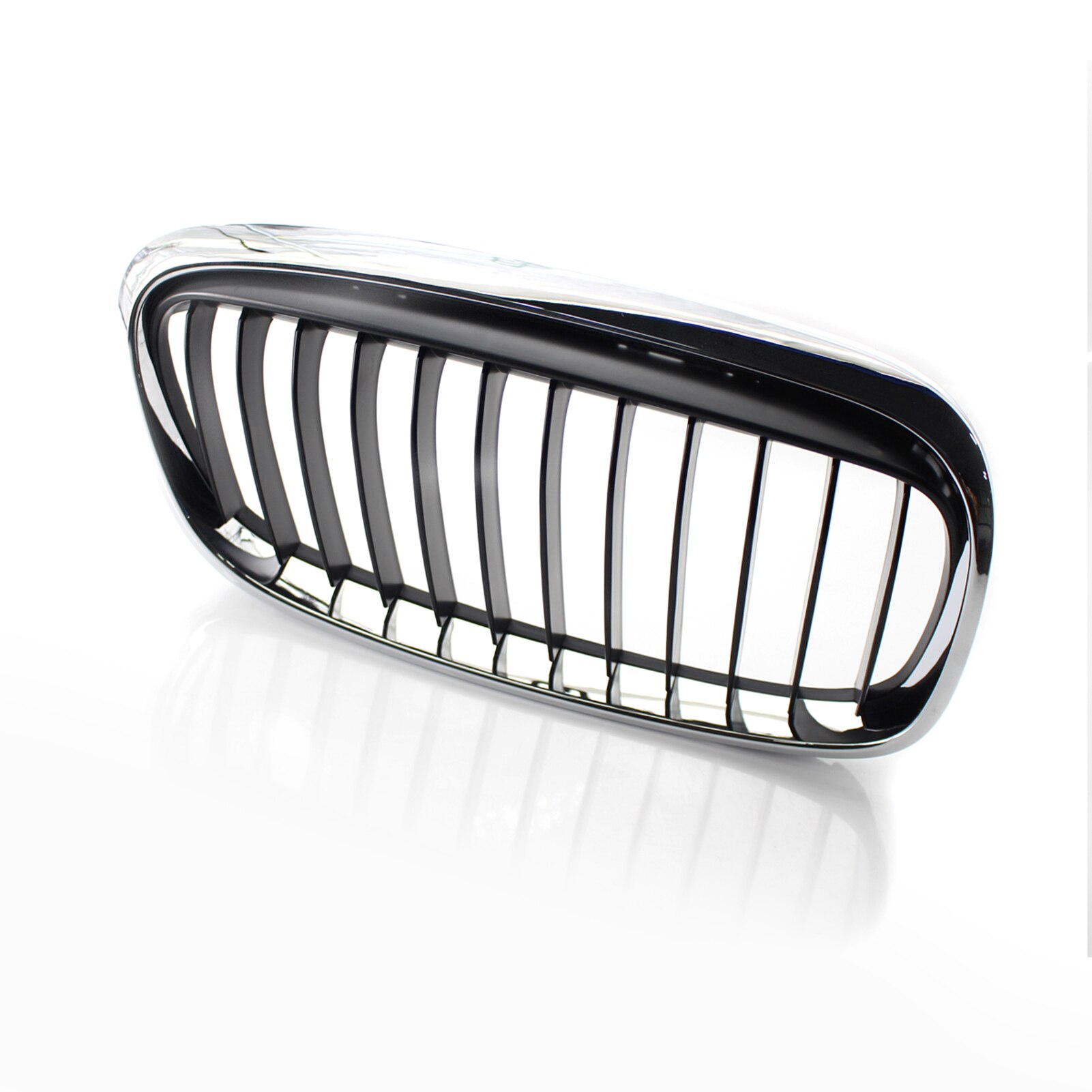 1 par coche rejillas rejilla delantera ovoide doble parrillas brillo reemplazo negro para BMW F45