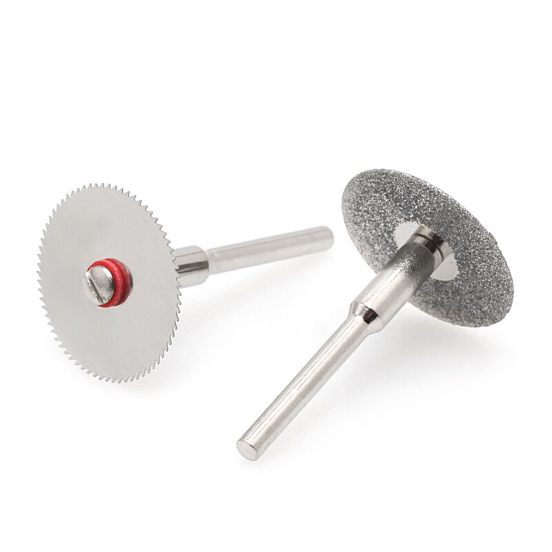 38 stuks diamant slijpschijf voor dremel gereedschap accessoires mini zaagblad diamant slijpschijf set roterend gereedschap