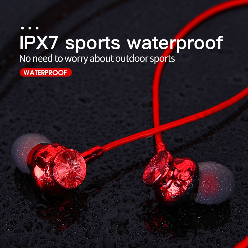 Magnetic Wireless Bluetooth 5.0 Earphones Neckband Stereo Headset Handsfree Waterproof Earbuds Headphones With Mic earpiece