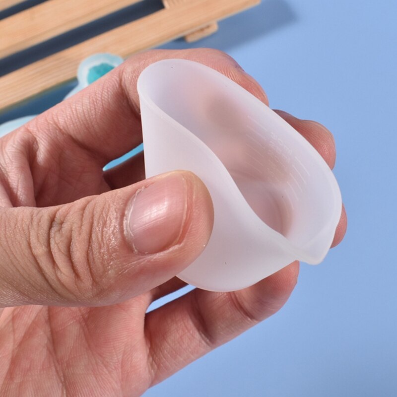 30Ml Siliconen Maatbeker Handgemaakte Diy Sieraden Maken Gereedschap Crystal Epoxy Hars Gemengde Meten Accessoires