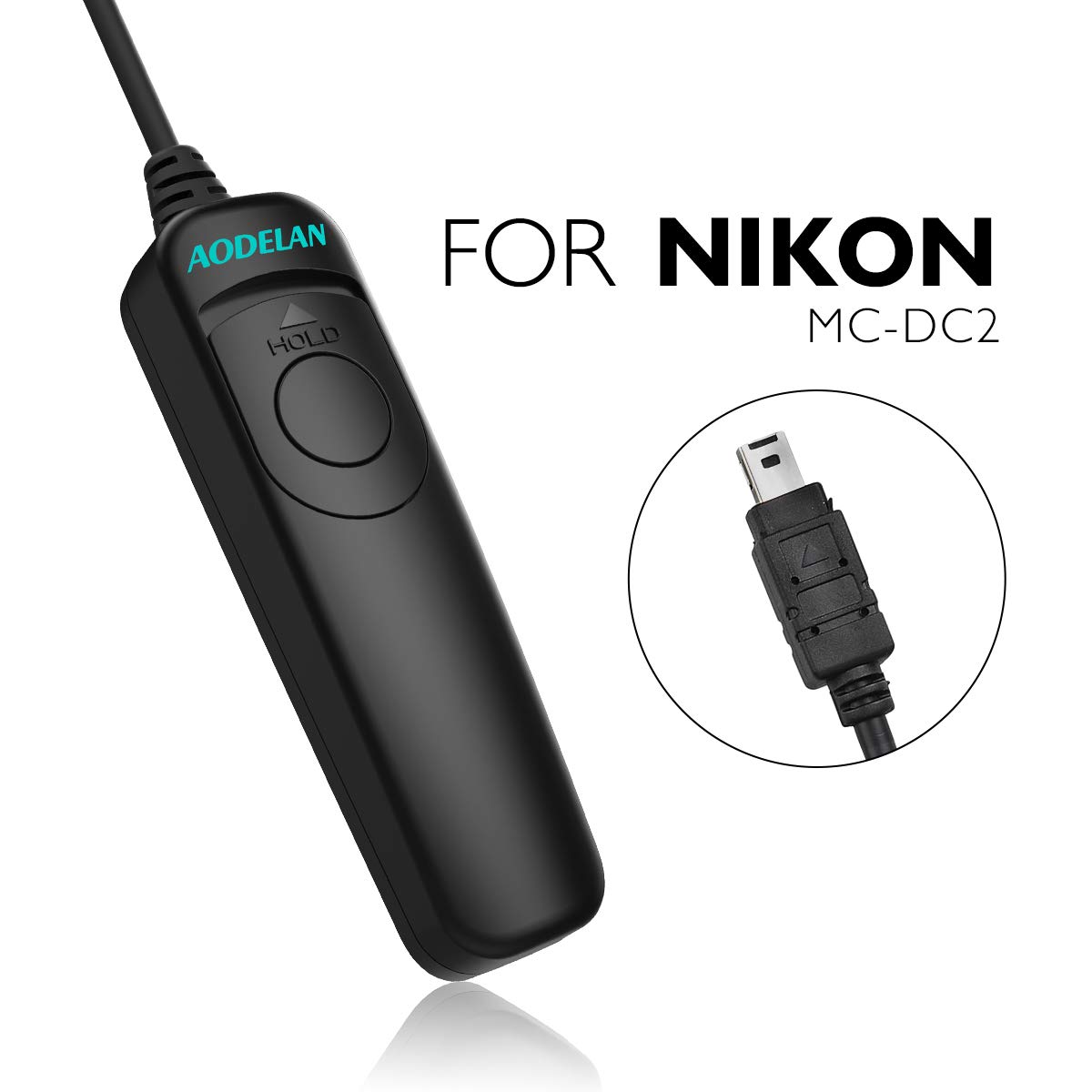 AODELAN N10 Shutter Release Cable Remote Control for Nikon Z6,Z7, Coolpix P1000,D90,D600,D610,D3100,D3200,D3300,D5000,D5100