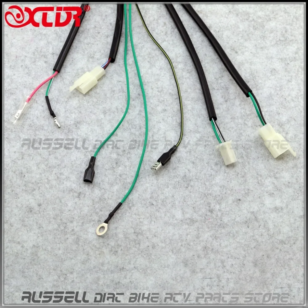8 Pin CDI Unit Plug Kick Starter Wiring Wire Harness Loom Cable for Lifan 140cc 150CC 160cc ZS155cc W150 Engine Dirt Pit Bike