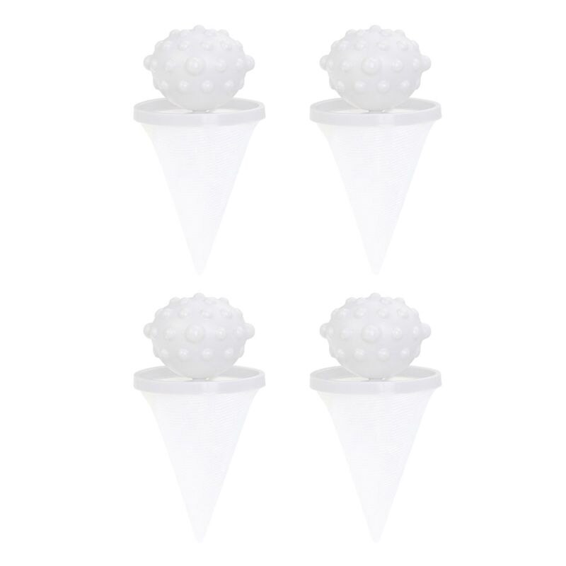 Washing Machine Hair Removal Catcher Floating Mesh Net Pouch Debris Collector