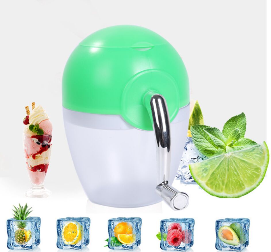 Hand-cranked ice machine small home manual ice-sand ice machine Mini ice machine