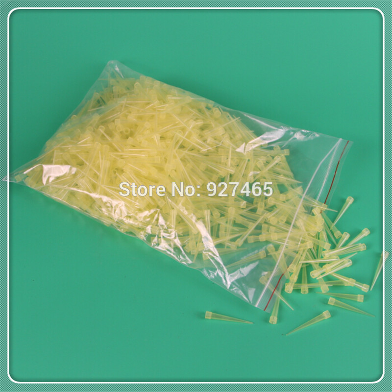 1000 stk/pose toppette pipettespisser for 200ul gule spisser