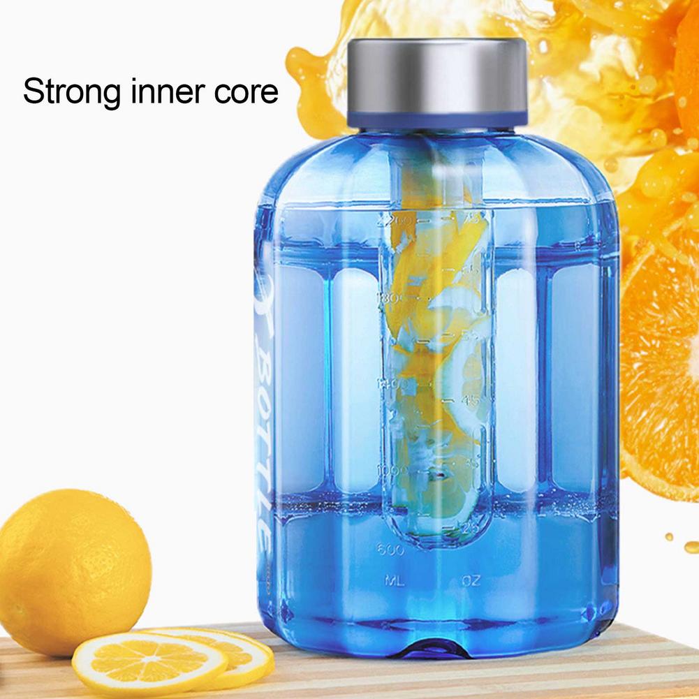 2.2L Hydro Kolf Gym Water Cup Sport Fitness Waterfles Plastic Student Zachte Kolf Wandelen Drinken Plastic Fles Met Filter