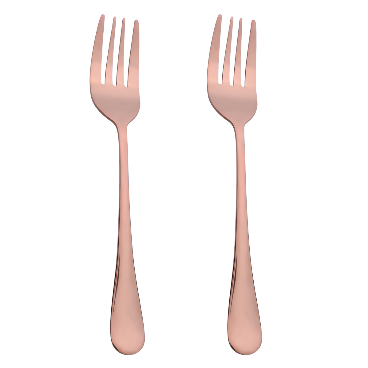 2Pcs Big Salad Serving Spoon Fork Set Mix Spoon Pot Porridge Tool Public Restaurant Serving Kitchenware Using Buffet Utensil: Rose C