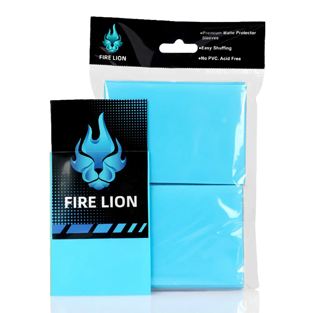 62x89mm 100PCS/Set Solid Matte Trading Card Sleeves Top Loading Japanese Size Card Protector for YGO: four