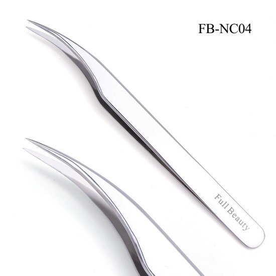 STZ 1pcs Professionele Mee-eter Pincet Wimper Extension Clip Charmes Dames Makeup Tools Nail Art Decoraties Picker FBNC01-04: FB-NC04