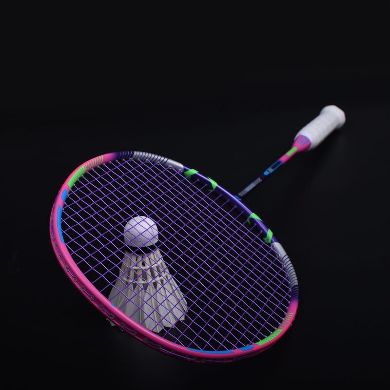 THUNDER Badminton Racket Full Carbon 4u Super LightBoth Offensieve En Defensieve voor Volwassen Major Niveau LJ3074SHE