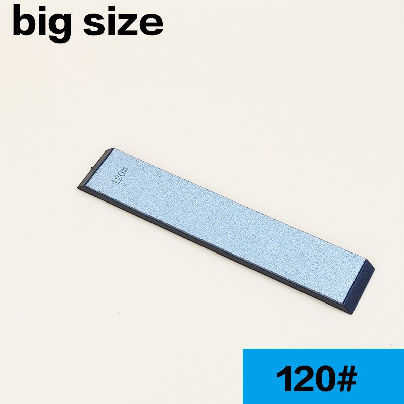 big size Special for sharpening Diamond stone Diamond knife Sharpener blade Portable Home use with base Sharpening stone bar: 120 grit