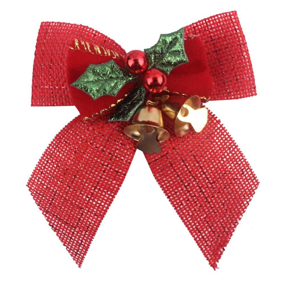 Weihnachten Baum Dekoration Mini Fliege Eisen Glocken Kranz Hochzeit Dekoration Hochzeit Gefälligkeiten und Party Lieferungen Blumen # p9