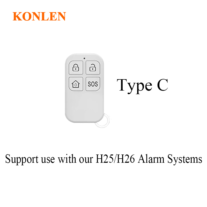 Kaukosäädin kauko-ohjain avaimenperä  h36 h37 h24 h23 hälytyspaneelille