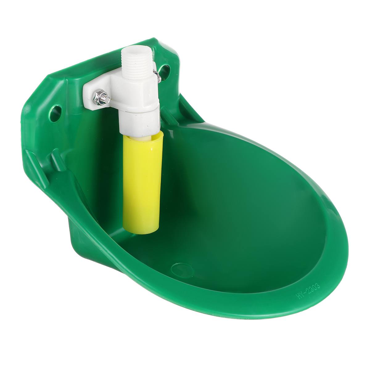 Automatic Water Bowl Water Drinker Sheep Cattle Cow Pig Horse Goat Farm Animal Feeder Drinking Tool Replace Cattle Copper Valve: Green(Plastic Valve)