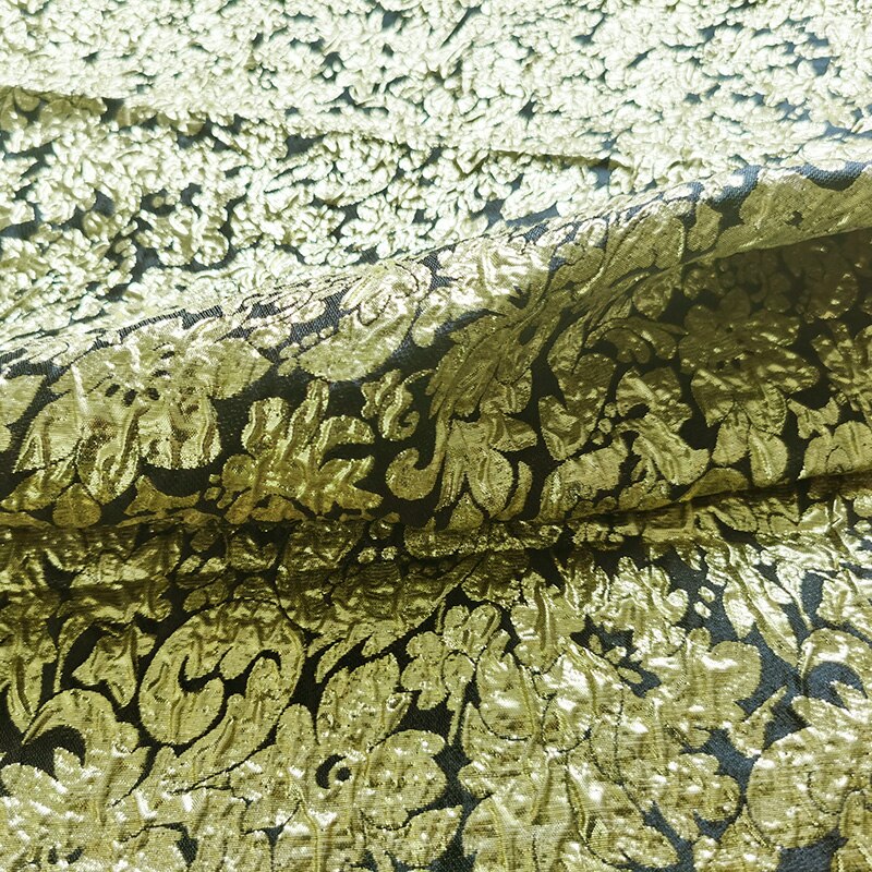 Italian jacquard suit fabric fluffy skirt dress brocade metal silk fabric sewing fabric factory shop not out of stock