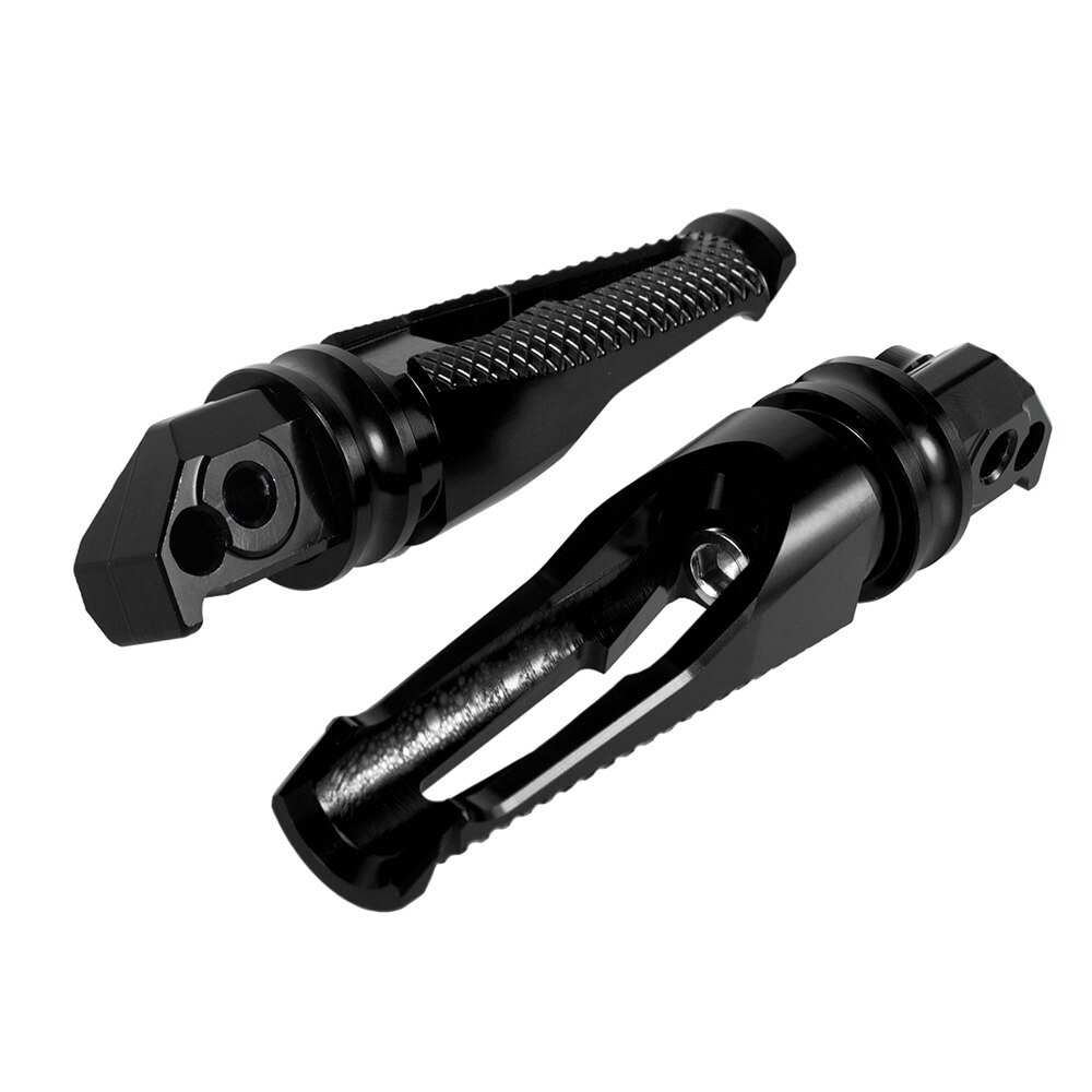 Pedaleira de alumínio para motocicleta, para honda cb1000r 2016-2018, pedaleira do passageiro traseiro, cbr600rr 2010-2018, cbr1000rr 2010-2018: Black
