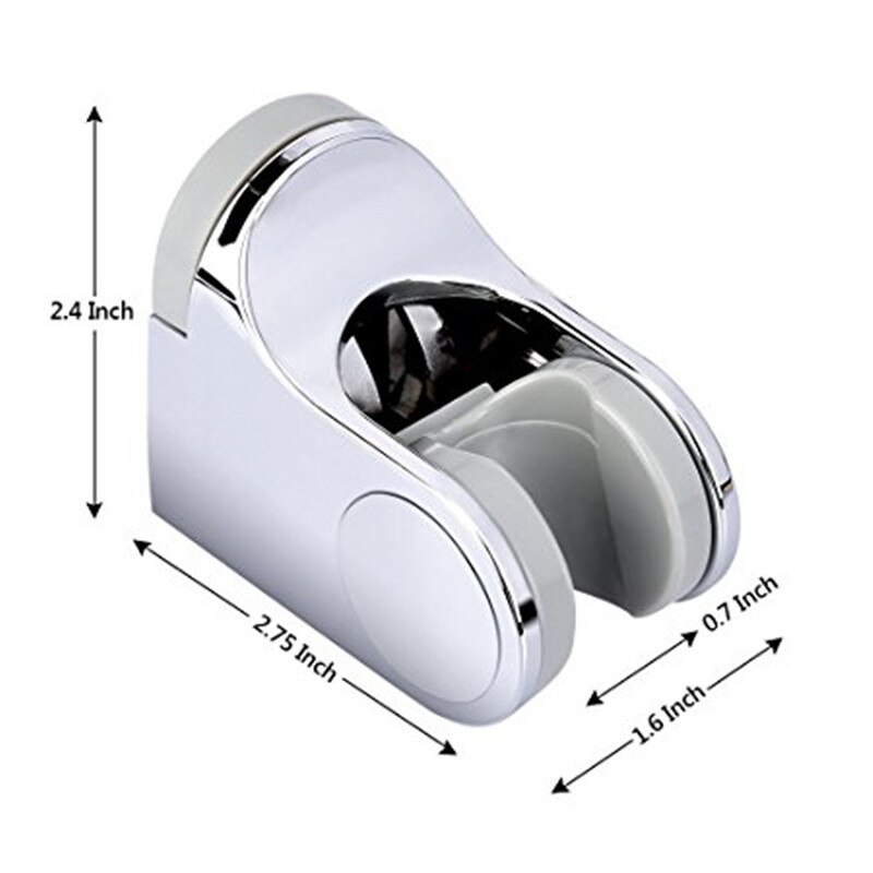 Handheld Shower Head Holder Shower Bracket Wall Mount for Bathroom,Adjust height up and down Polished Chrome