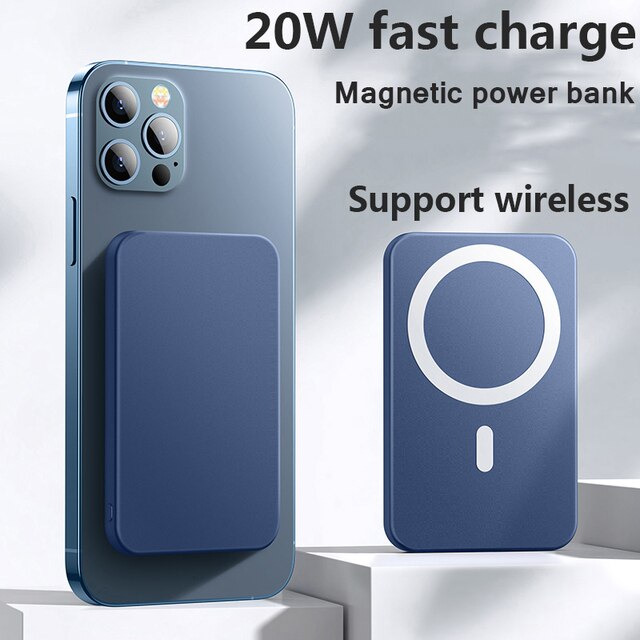 20W Power Bank Magnetic Wireless Fast Charger For magsafe Mobile Phone battery For iphone 12mini 12 13 Pro Max xiaomi 10000mAh