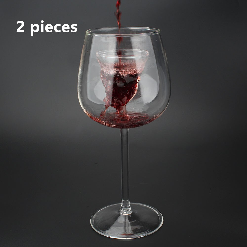 300ml hodeskalle vin glass beger cup karaffel dobbel vegg rund hodeskalle: Default Title