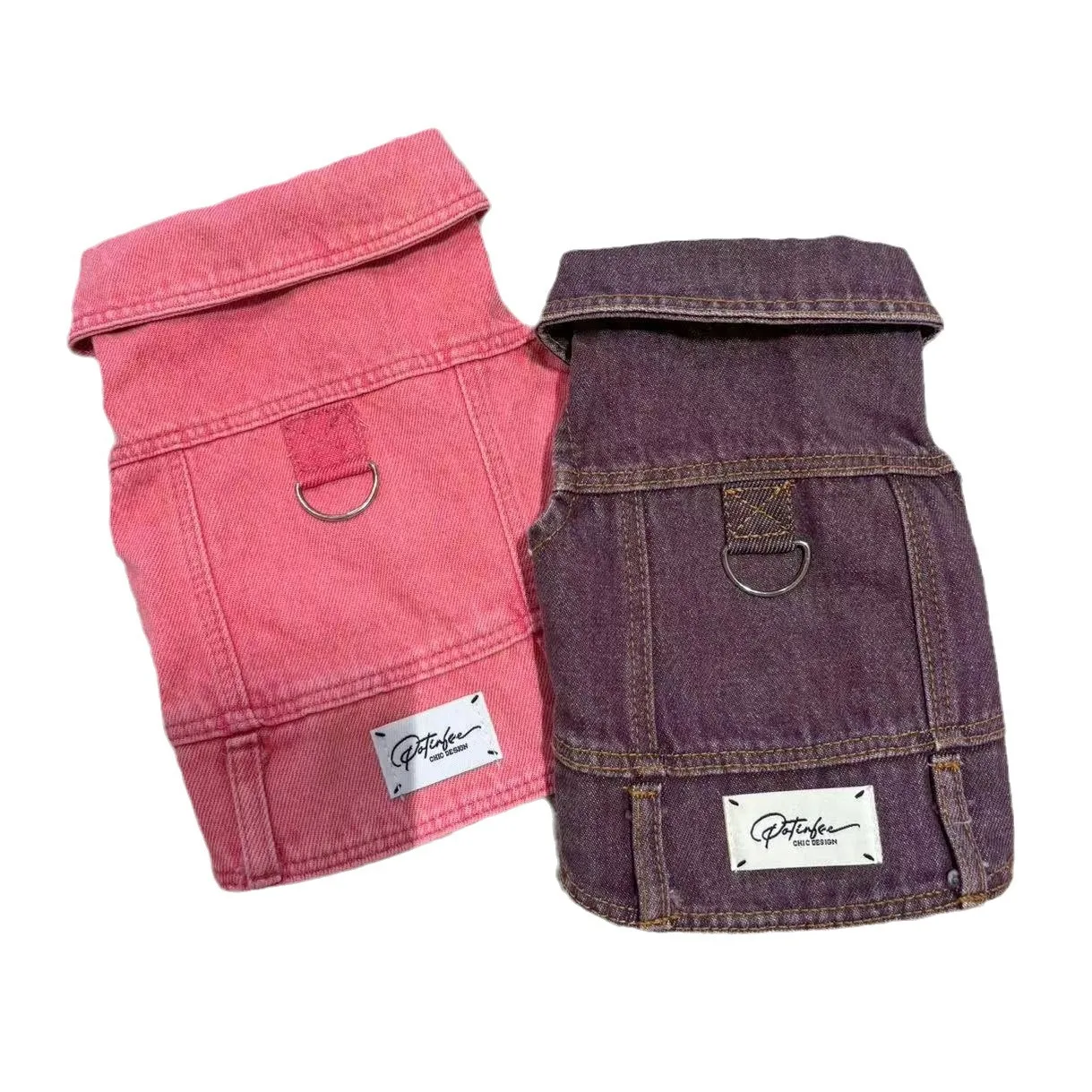 chaleco vaquero para mascotas lavado totalmente de algodón Denim Bixiong Bomei Teddy ropa de abrigo para perros ropa para cachorros chaleco para perros disfraz para perros