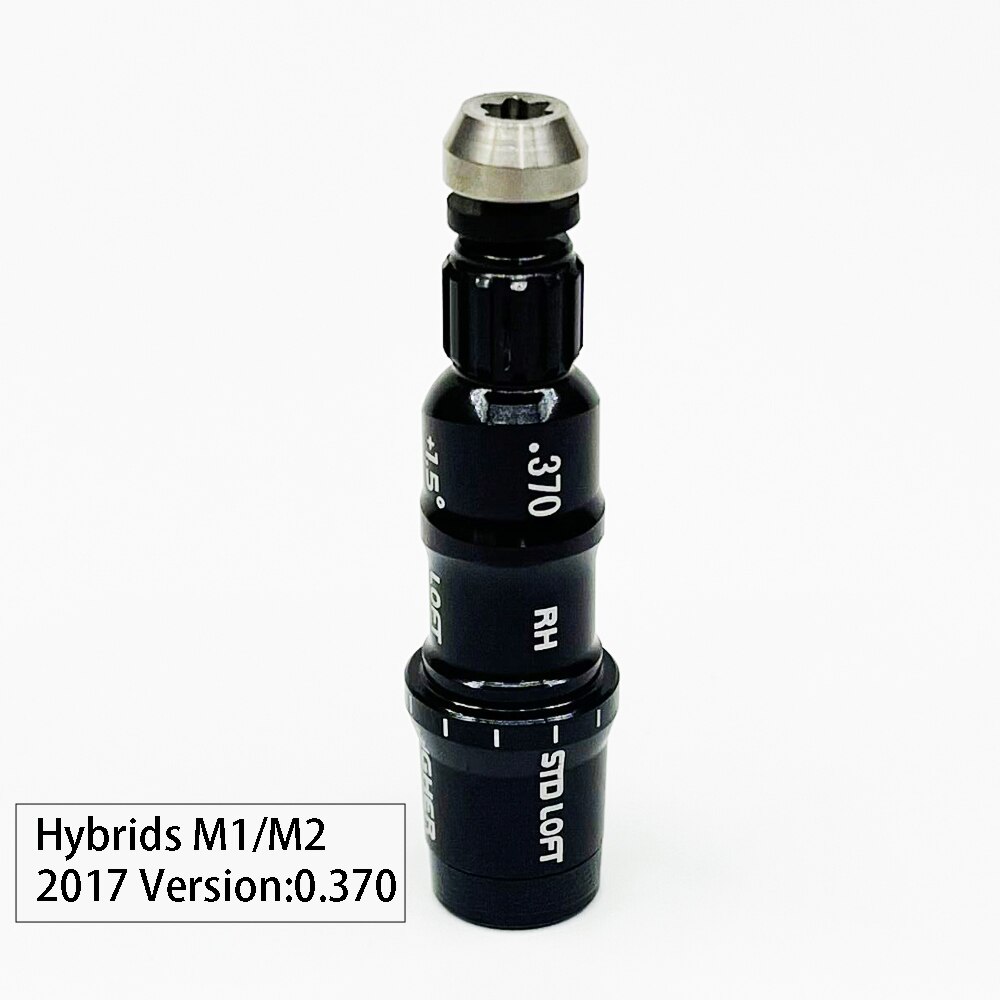 1pc M1 M2 M3 M4 M5 M6 Golf manchon adaptateur adaptateur pour Taylormade Conducteur Hybride Bois de Parcours SIM club tête accessoires: (M1 M2)0.370