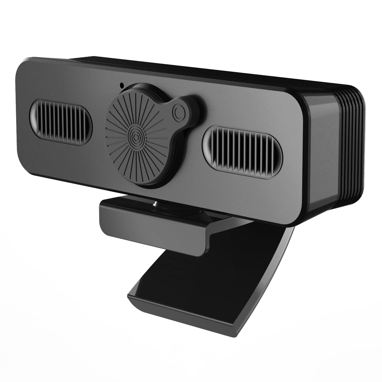 Digital USB Video Recorder for Home Office Computer Webcam Wide-Angle 1080P HD Web Camera with Microphone and Ring Light