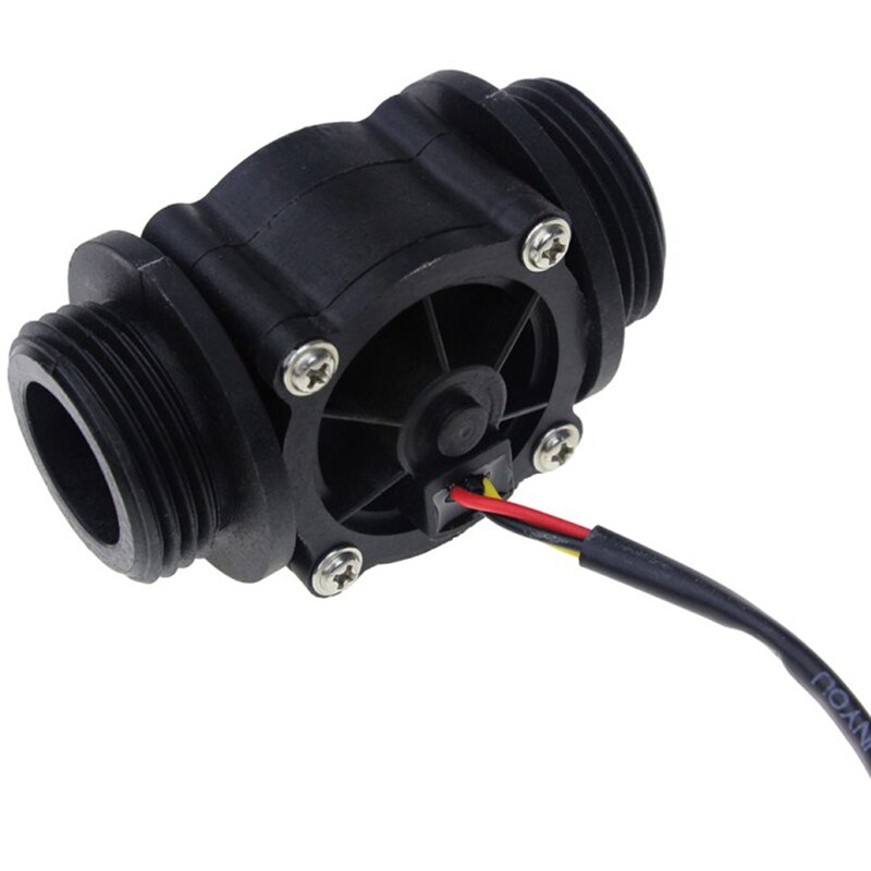 2 Stuks Water Flow Sensor Fuel Flow Meter Water Meter Sensor Flowmeter Water Sensor Teller Indicator FS400A G1 DN25 1-60L/Min