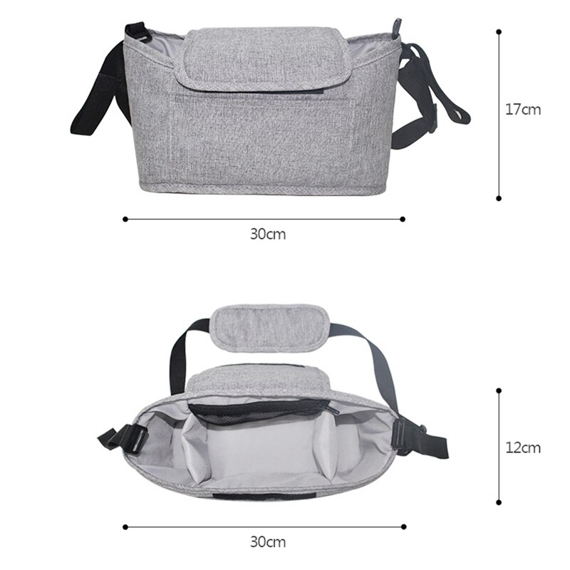 Borsa per passeggino Carrozzina Organizzatore per passeggino Accessori per passeggino Copertura per portabicchieri per passeggino Passeggino invernale Accessori per neonati