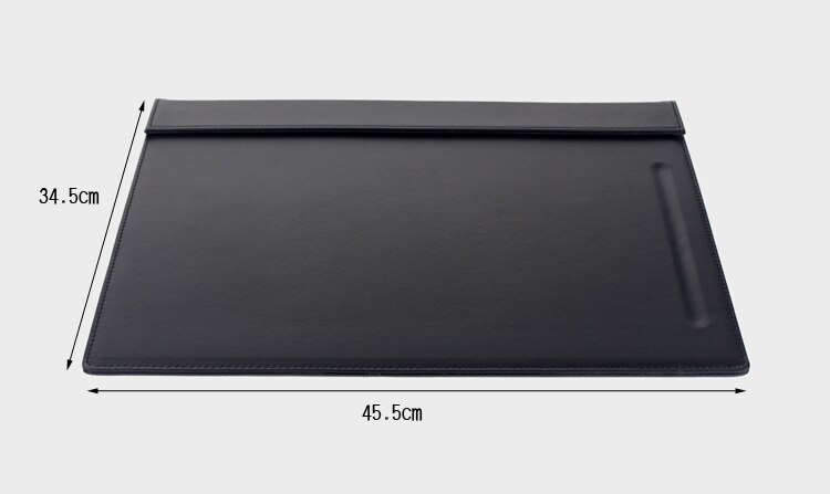 Large! PU Leather Office Home Working Desk Set Pad Clipboard Meeting Roon Large Clipboard Pen Pencil Holder Stand