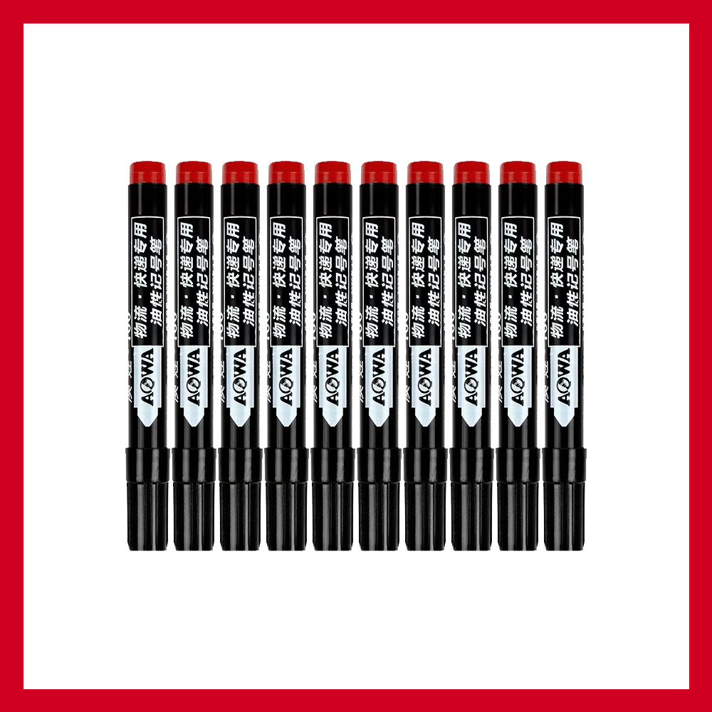 Rotuladores a base de aceite impermeables, tinta negra, azul y roja para vidrio, Metal, papelería, arte, dibujo, suministros escolares de oficina, 5-50 Uds.: Azul marino