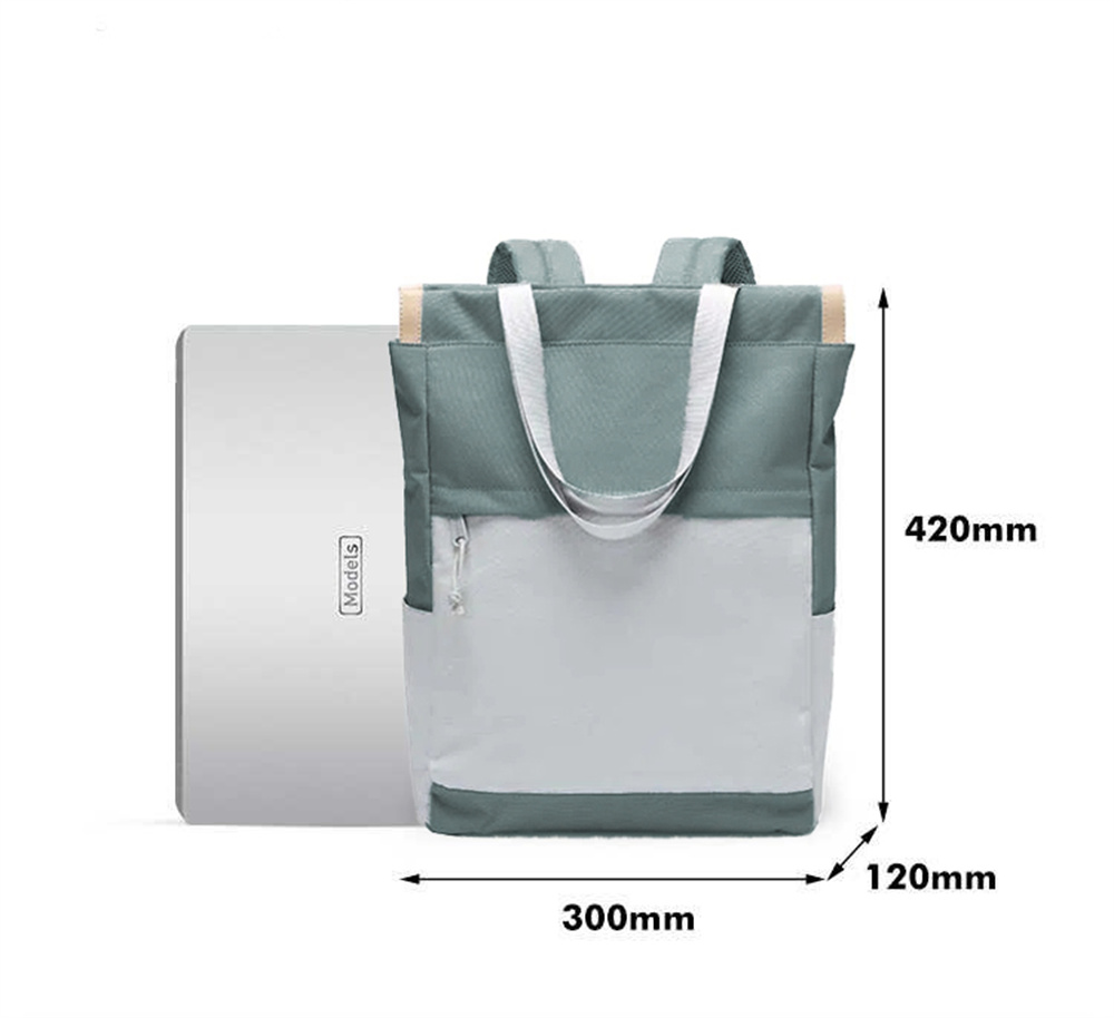 Laptop rygsæk stor kapacitet skoletaske kvindelig universitetsstuderende pendler computertaske minimalistisk kvindelig håndholdt rygsæk