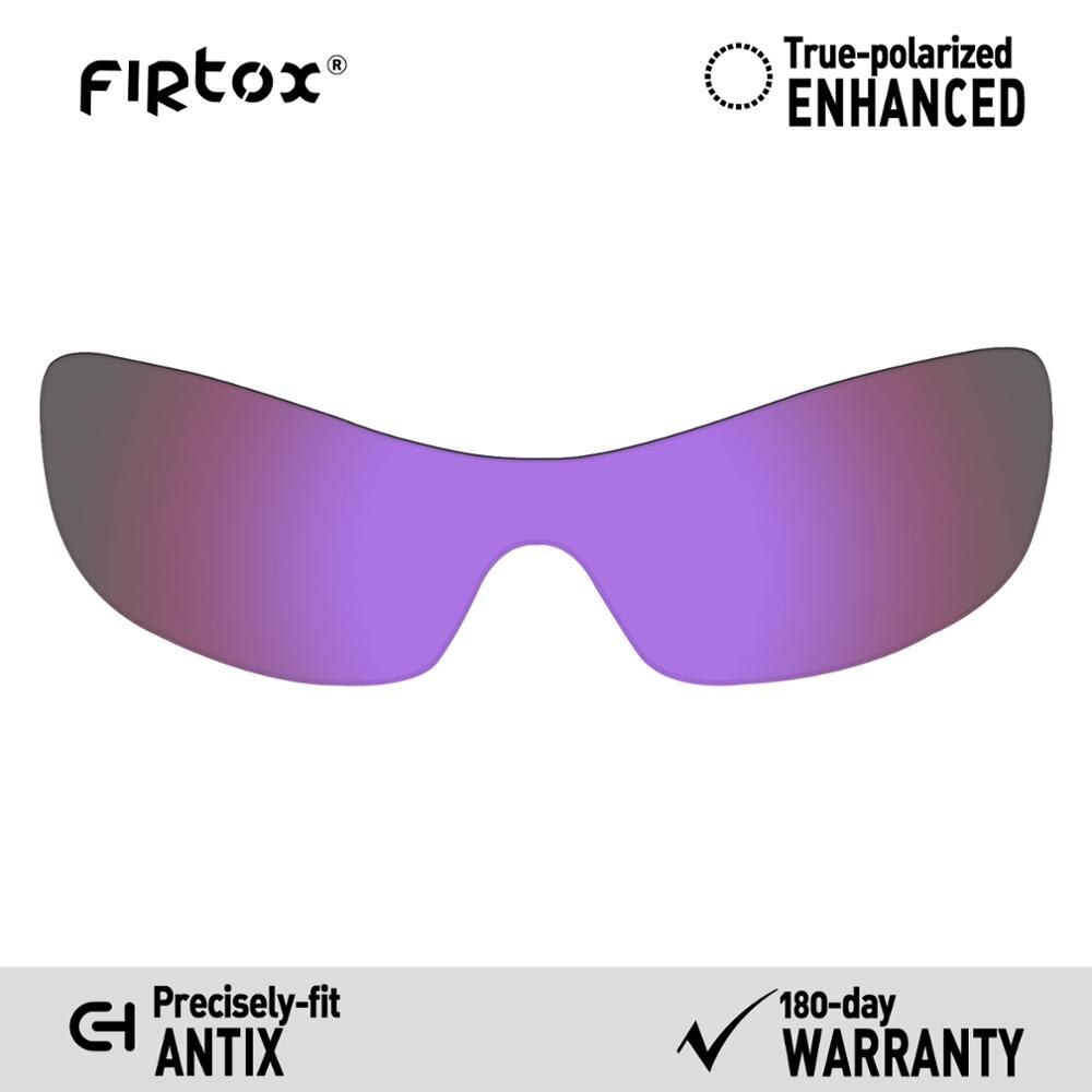 Firtox True UV400 Polarized Lenses Replacement for-Oakley Antix Sunglasses (Compatiable Lens Only) - Multiple Colors: Purple-Polarized